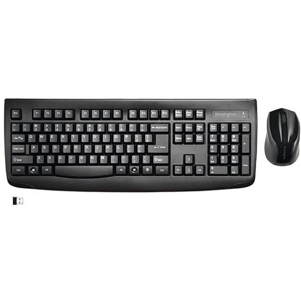 Kensington Pro Fit Wireless Keyboard And Mouse Set Black