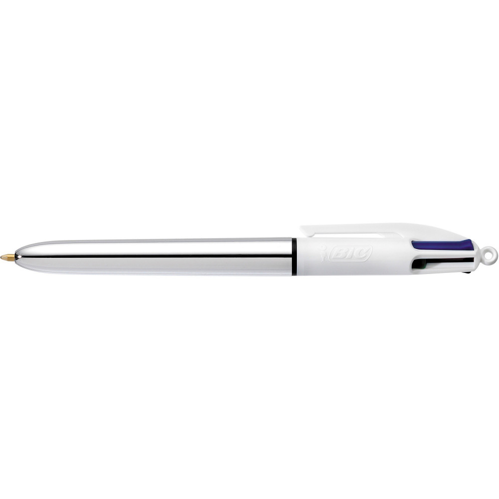 Bic 4 Colour Shine Ballpoint Pen Retractable Medium 1mm Pack of 12