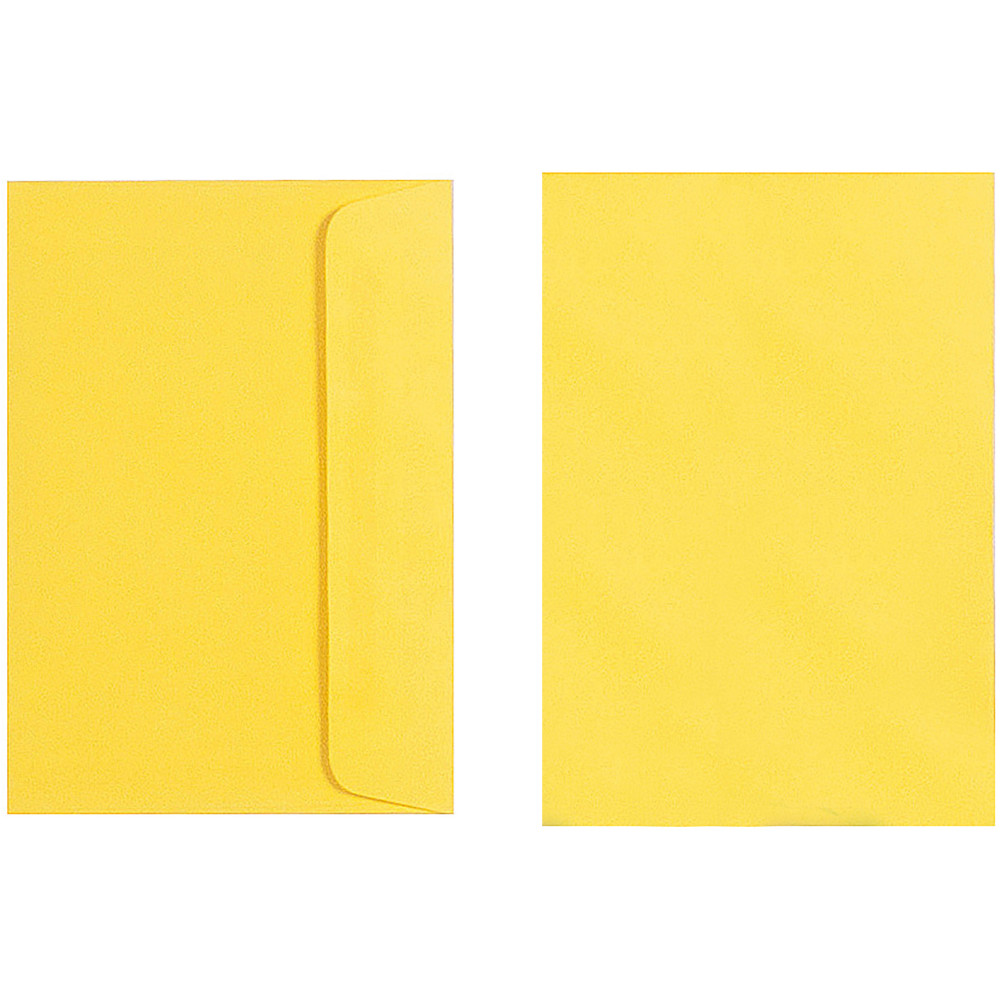 Quill Envelope C6 80gsm Lemon Pack of 25