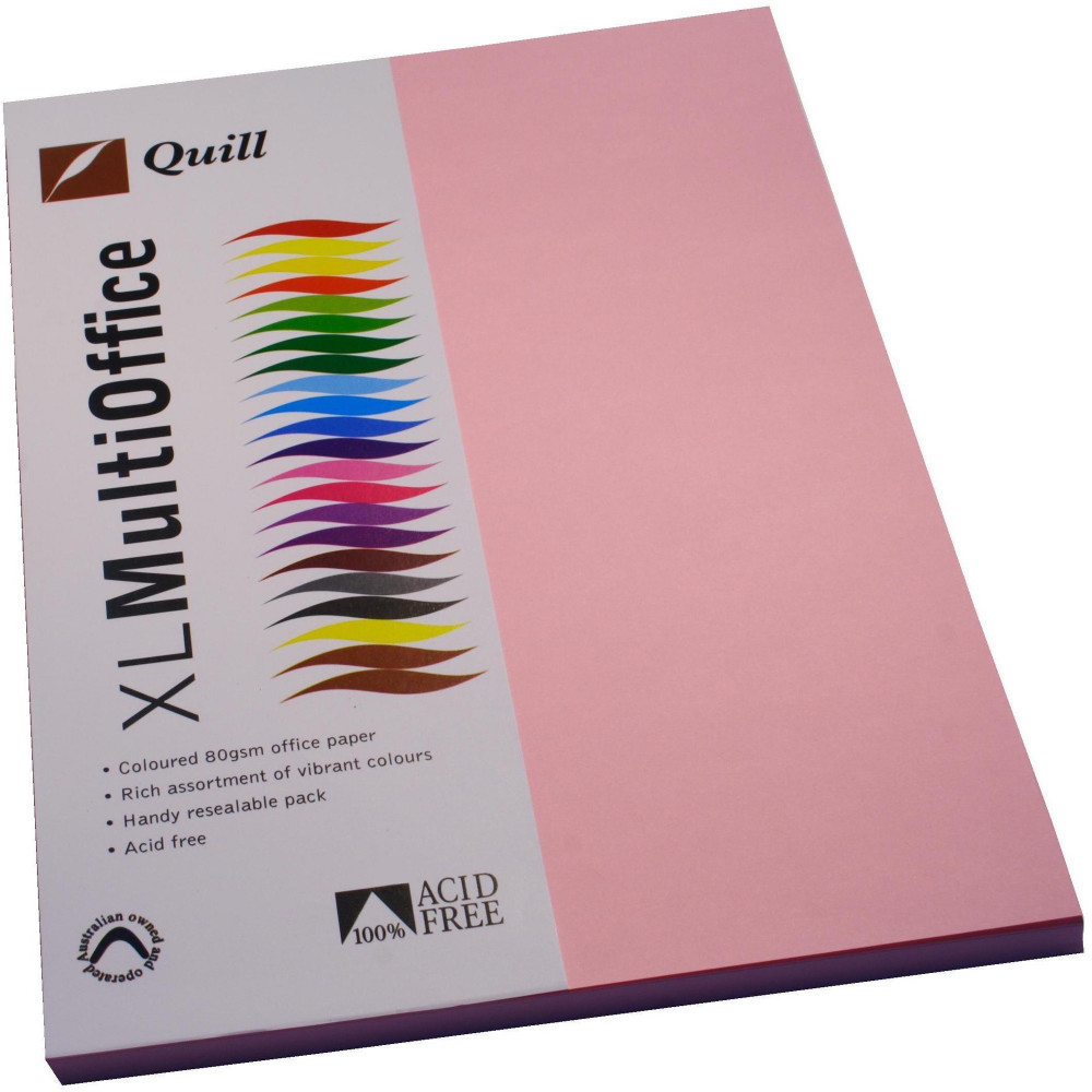 Quill Colour Copy Paper A4 80gsm Musk Pack of 100