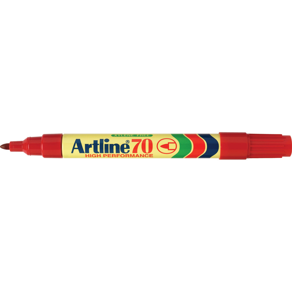 Artline 70 Permanent Marker Bullet 1.5mm Red