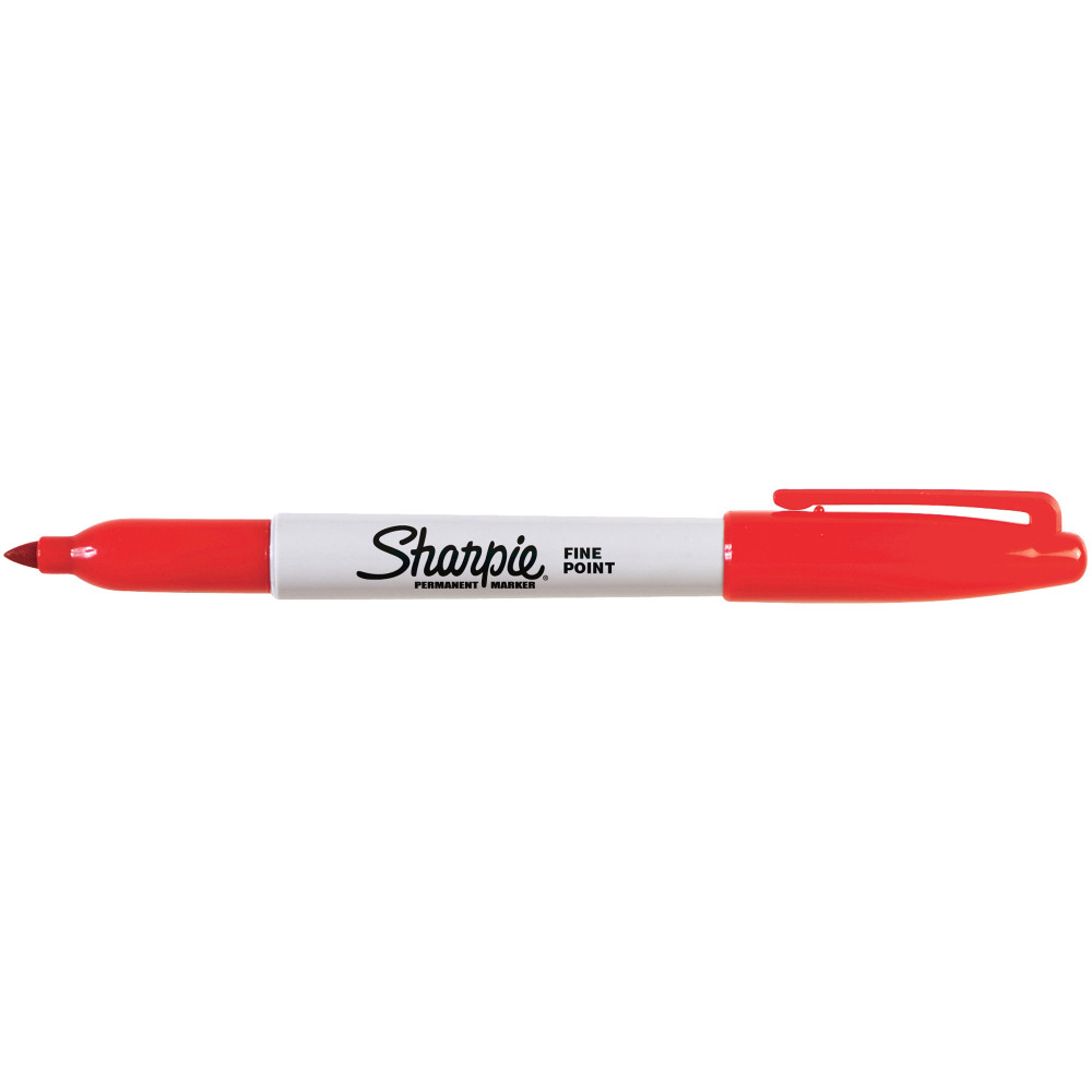 Sharpie Fine Point Marker Permanent 1.0mm Fine Red