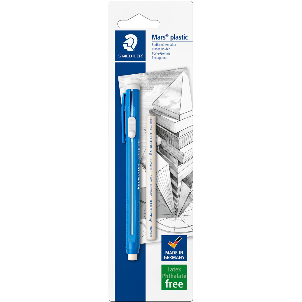 Staedtler Mars Plastic Eraser Holder Includes 1 Refill