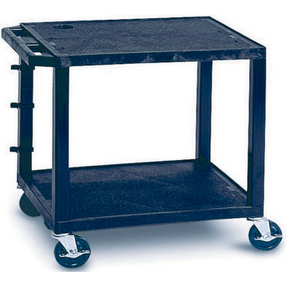 Tuffy Utility Trolley 2 Shelf H66cm Black