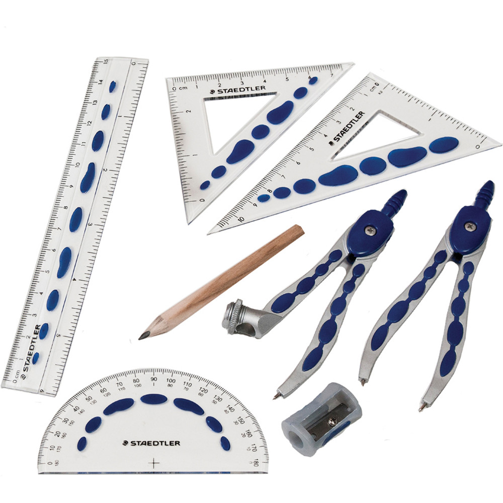 Staedtler Math Set Pro Grip 8 Piece