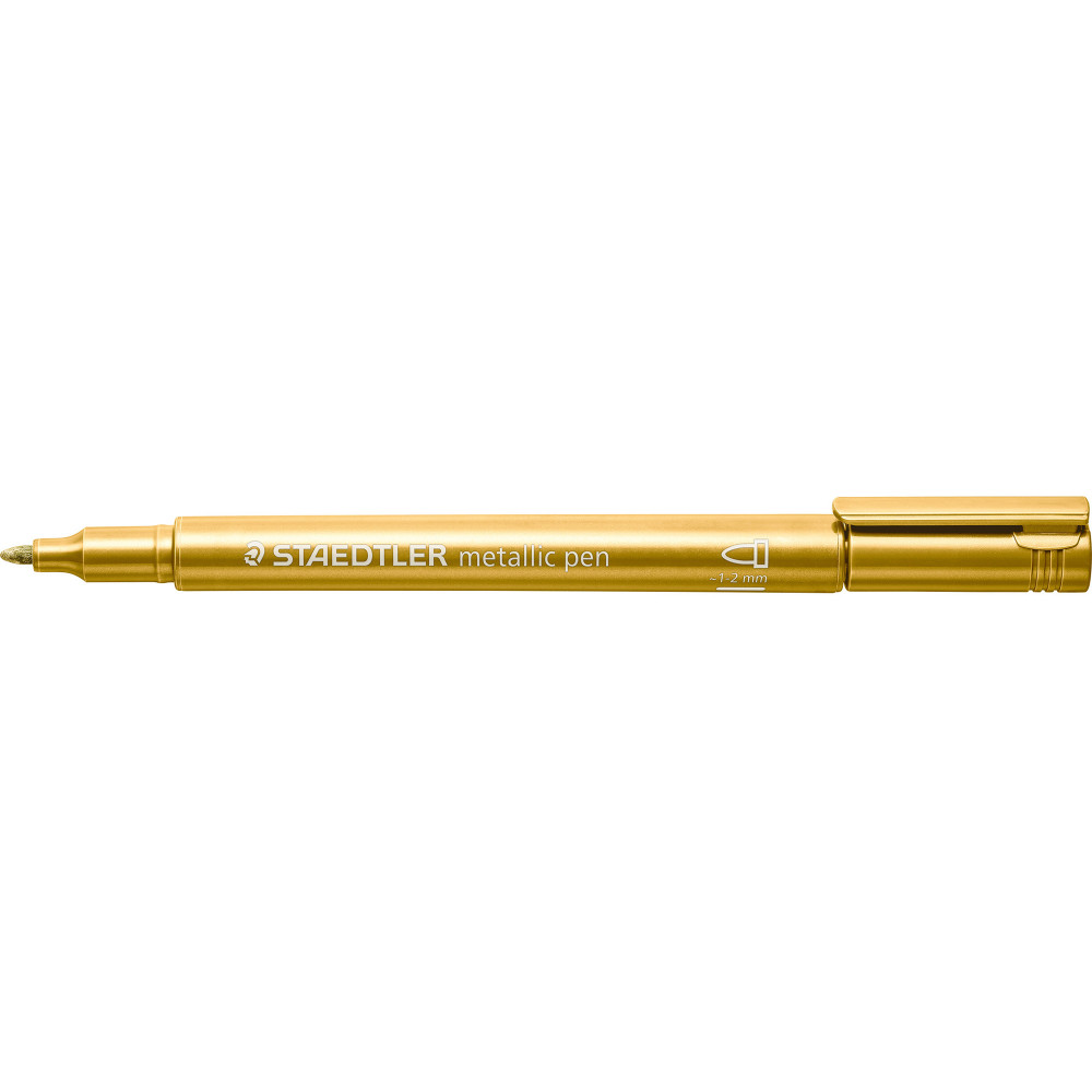 Staedtler 8323 Metallic Marker Bullet 1-2mm Gold