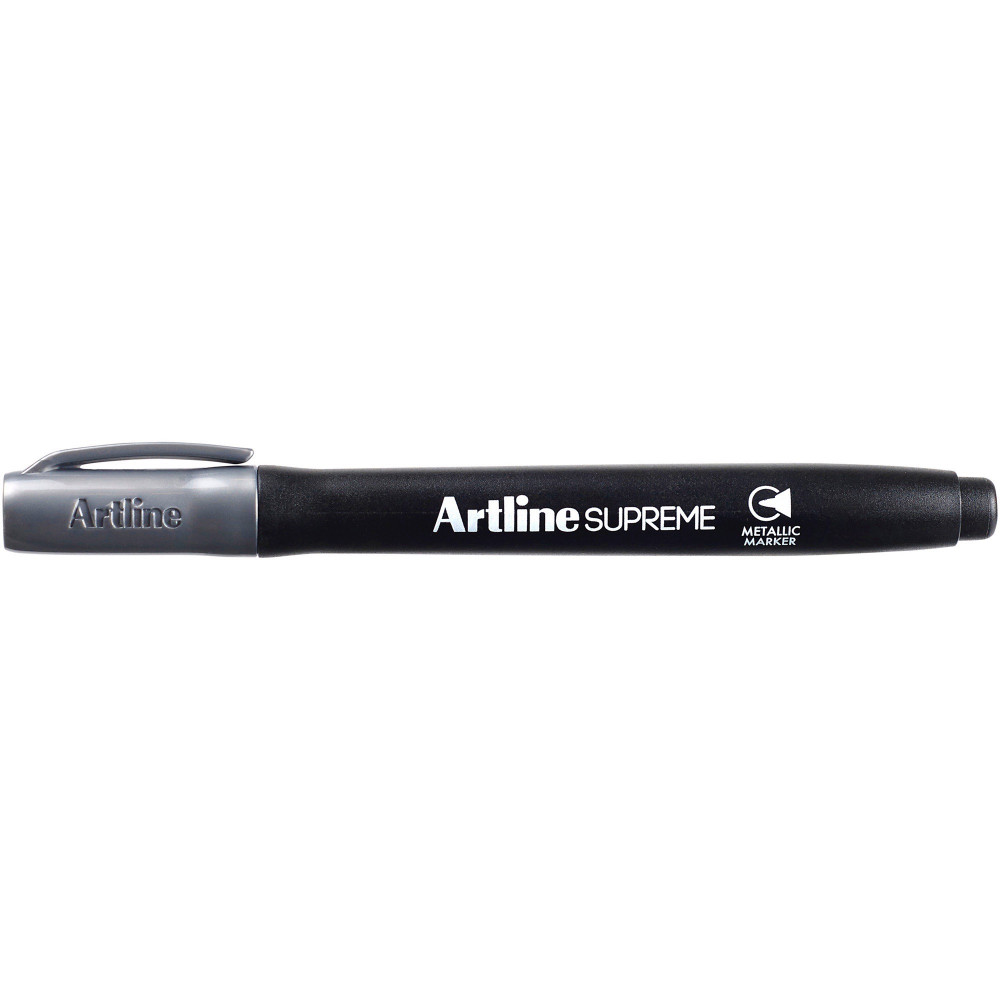 Artline Supreme Metallic Markers Bullet 1mm Silver Pack Of 12