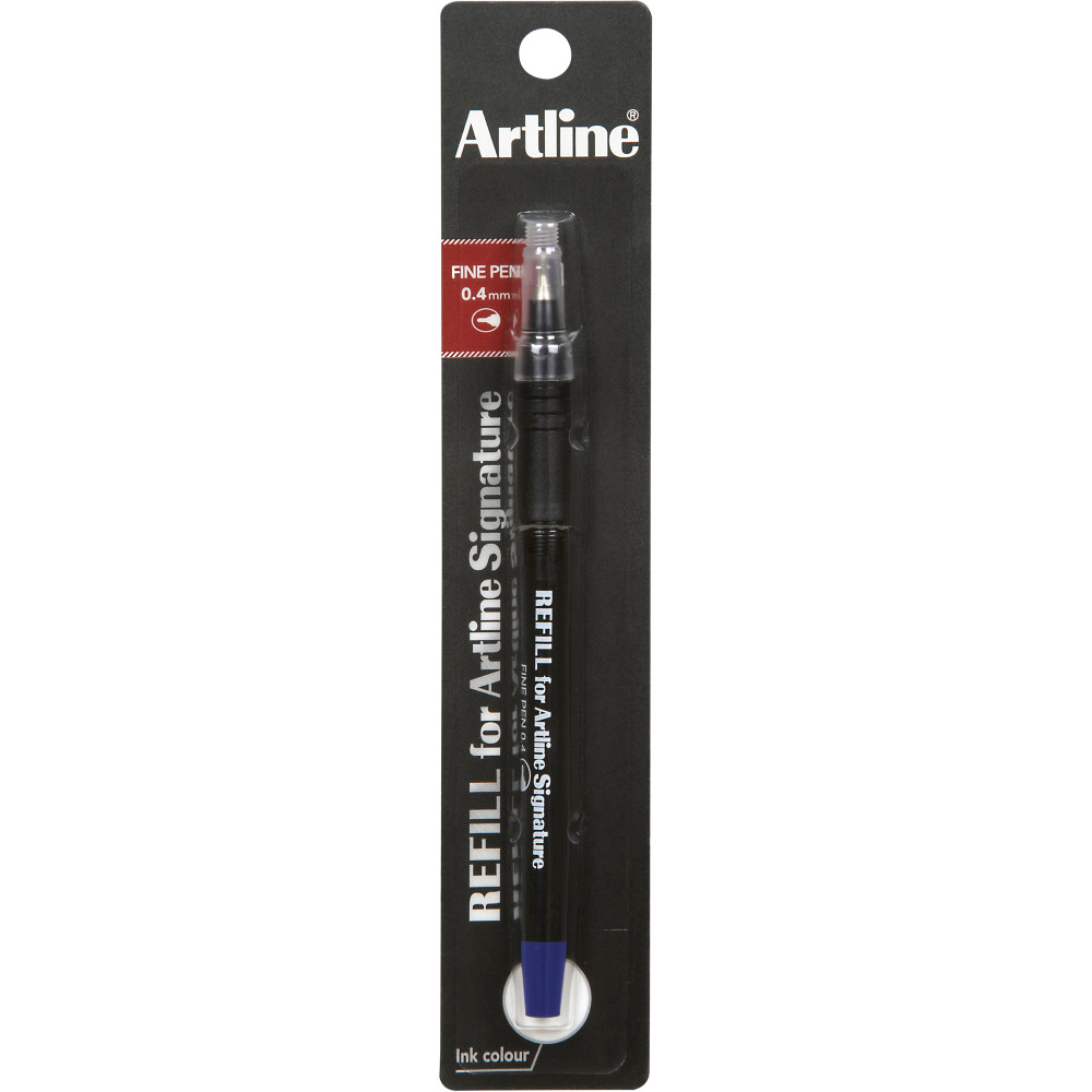 Artline Signature Fineliner Pen Refill 0.4mm Blue