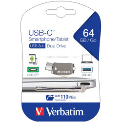 Verbatim On The Go USB-C Drive 3.1 64GB