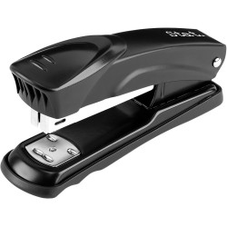 Stat Stapler Desk Half Strip 26/6 Metal Black