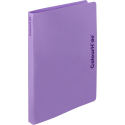 Colourhide Ring Binder PP A4 2D Ring 18mm Purple