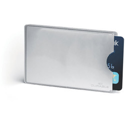 Durable Card Holder Sleeve RFID SECURE Opaque Pack Of 10