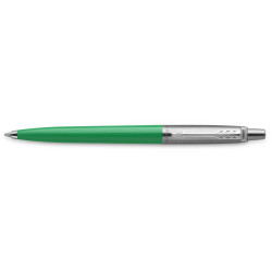 Parker Jotter Originals Ballpoint Pen Green Barrel Stainless Clip Refill Blue