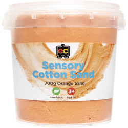 EC Sensory Cotton Sand 700g Tub Orange