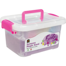 EC Sensory Magic Sand With Moulds 2KG Tub Purple