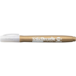 Artline Decorite Markers 3.0mm Chisel Metallic Gold Box Of 12