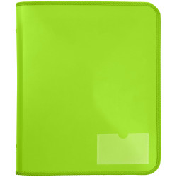 Marbig Zipper Binder A4 Tech Case 25mm 2D Lime