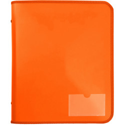 Marbig Zipper Binder A4 Tech Case 25mm 2D Orange