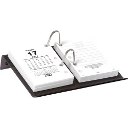 Marbig Calendar Stand Acrylic Side Opening Charcoal