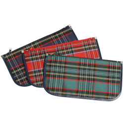 Marbig Tartan Pencil Case 375x264mm Giant