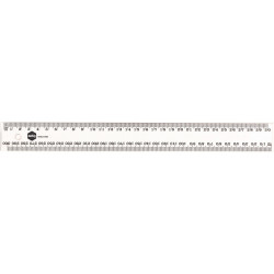 Marbig Plastic Ruler 30cm Clear