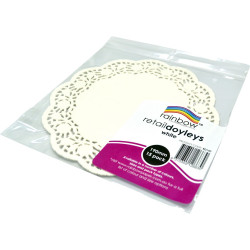 Rainbow Retail Doyleys 190mm White 15 Sheets Pack of 15