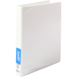 Bantex Insert Binder Standard A4 2D Ring 25mm White