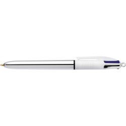 Bic 4 Colour Shine Ballpoint Pen Retractable Medium 1mm Pack of 12