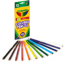 Crayola Coloured Pencils Full Size Regular Assorted Pack of 12