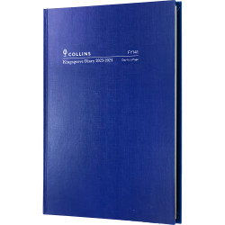 Collins Kingsgrove Financial Year Diary A4 Day to Page Blue