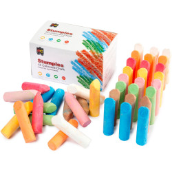 EC Chalk Coloured Stumpies 57x140mm Box of 40