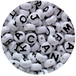 EC Pony Beads Alphabet 10mm Assorted Colours Pack of 350