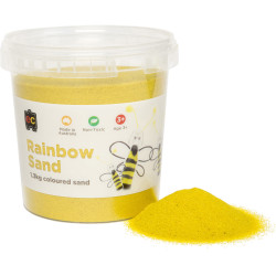 EC Rainbow Sand 1Kg Yellow