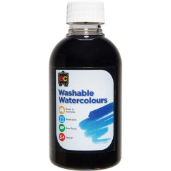 EC Washable Watercolour Paints 250ml Black