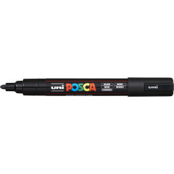 Uni Posca Paint Marker PC-5M  Medium 2.5mm Bullet Tip  Black