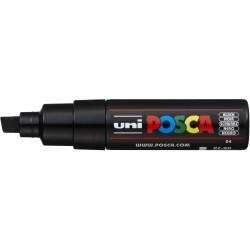 Uni Posca Paint Marker PC-8K  Broad 8mm Chisel Tip  Black