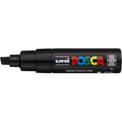 Uni Posca Paint Marker PC-8K  Broad 8mm Chisel Tip  Black