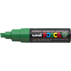 Uni Posca Poster Marker PC-8M 8.0mm Broad Chisel Green