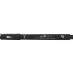 Uni Pin 200 Fineliner Drawing Pen 0.5mm Black