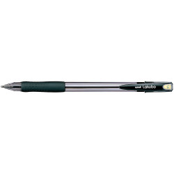 Uni SG100 Lakubo Ballpoint Pen Comfort Grip Broad 1.4mm Black Pack of 12
