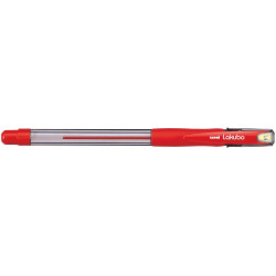 Uni SG100 Lakubo Ballpoint Pen Comfort Grip Broad 1.4mm Red Pack of 12