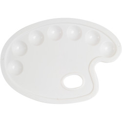 Jasart Plastic Palette Kidney