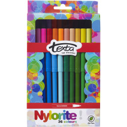 Texta Nylorite Colouring Marker Assorted Pack Of 36