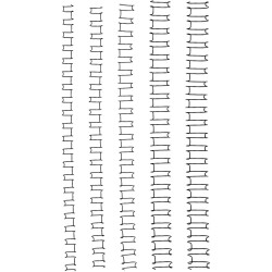 GBC Wire Binding Combs 21 Loop 10mm Pack 100 Black