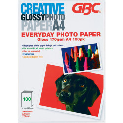 Gbc Creative Everyday Photo Paper A4 160gsm Pack Of 100