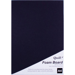 Quill Foam Board A4 Black