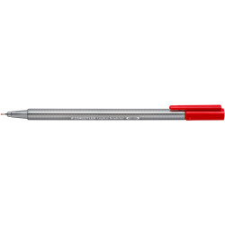 Staedtler 334 Triplus Fineliners 0.3mm Red Pack of 10