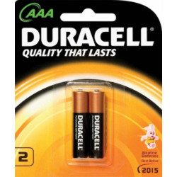 Duracell Coppertop Battery AAA Pack of 2