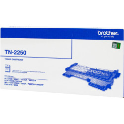 Brother TN2250 Toner Cartridge High Yield Black Black