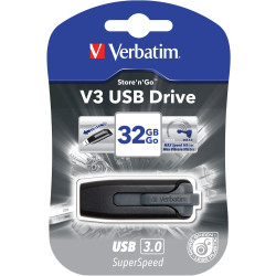 Verbatim Store 'n' Go V3 USB Drive 3.0 32GB Grey